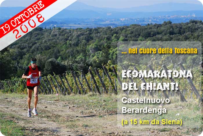 Locandina dell'Ecomaratona del Chianti