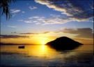 Sunset lake Malawi