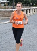 Arianna impegnata sulle strade della Maratonina a Tivoli