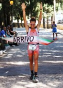 Maria Casciotti sul traguardo del Trofeo Valvisciolo