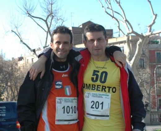 Tonino e Umberto Tombolini - Mezza Maratona di Barcellona 2008