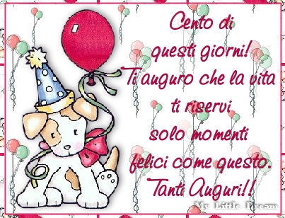 Compleanno Auguri