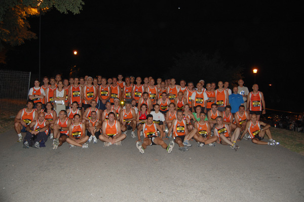 La mezza maratona in notturna dello scorso anno (foto di Giuseppe Coccia)