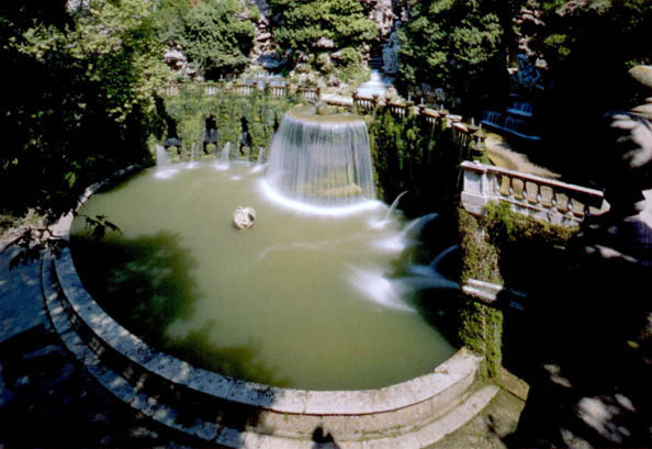 La Fontana dell'Ovato a Villa D'Este