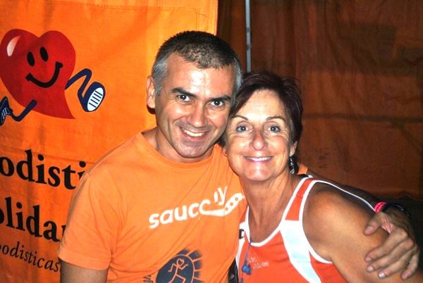 Raffaele Pirretto e Daniela Paciotti sorridenti prima della gara