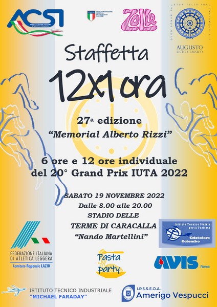 Staffetta 12 x 1 ora 