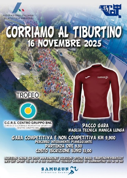 Corriamo al Tiburtino (16/11/2025) 0001