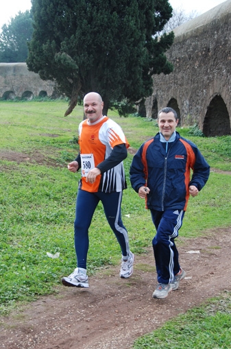 Claudio Maffucci e Massimo Di Biagio - Corsa della Befana 2009 (foto di Patrizia De Castro)