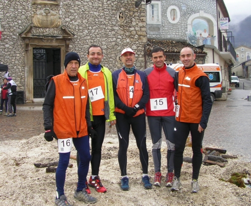 Elio Dominici, Gabriele Di Domenico, Rinaldo Ceccotti, Danilo Santoponte e Costantino Bernardini. (foto di Loretta Demofonti)