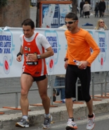 Antonio Tombolini e Checco De Luca - Maratonq di Roma 2010
