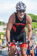 Gigi Martinelli in azione al Triathlon Sprint di Santa Marinella